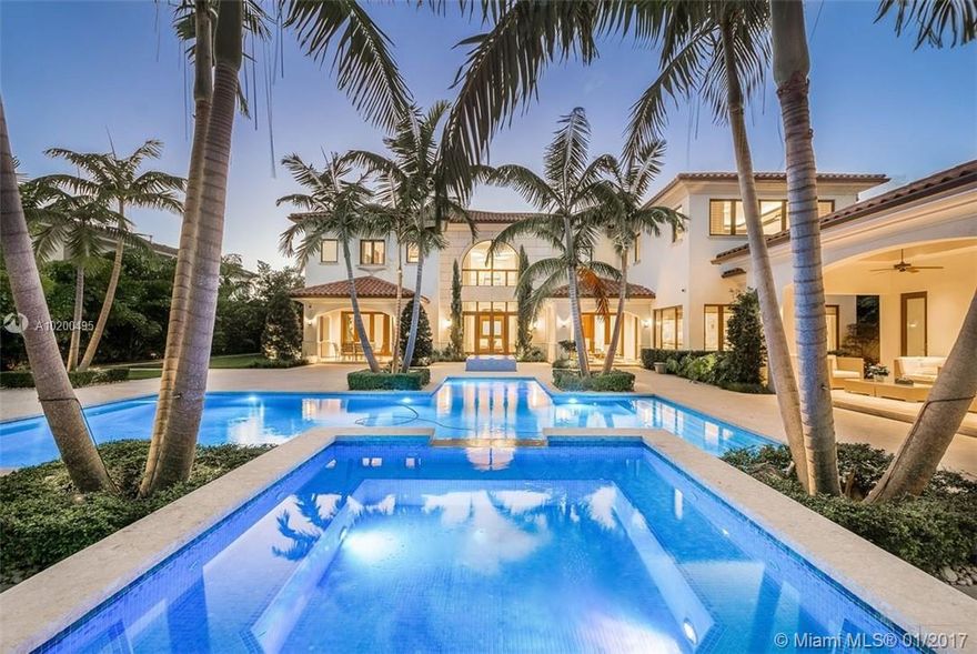 "2013" Transitional Masterpiece. Most stunning and finest European style with modern flair. Superb and artistic architectural design. Finest Italian interior design finishes and luxurious appointments throughout. Unparalleled quality. Sleek modern and elegant. Home theater. Elevator. Dream kitchen. Grand and gorgeous indoor/outdoor features. Stunning pool and summer kitchen. Lushly landscaped acre lot. 4-car garage and more. A masterpiece!