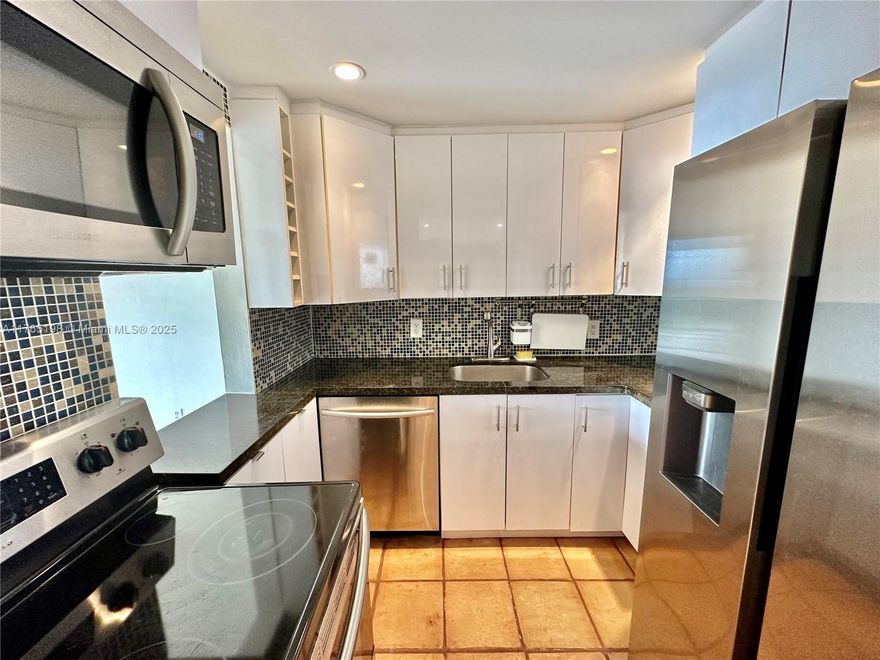 Experience premier waterfront living in prestigious Keystone! This renovated 1-bed, 1-bath condo offers 723 sq.ft. of comfort and stunning views. Sleek kitchen with stainless steel appliances flows into the living/dining area, while floor-to-ceiling windows and balcony showcase 180-degree views of Biscayne Bay, Oleta State Park, Aventura and Sunny Isles Beach. The bedroom boasts a walk-in closet plus two additional closets for ample storage. Enjoy resort-style amenities: a waterfront pool, gym, sauna, secured parking, and laundry on every other floor. BOAT SLIPS AVAILABLE–INQUIRE TODAY! Ideally located minutes from Whole Foods, Publix, Walgreens, Home Depot, top dining, Aventura Mall, and pristine beaches. Blocks from FIU—the heart of it all! Don't miss out—schedule your showing today!