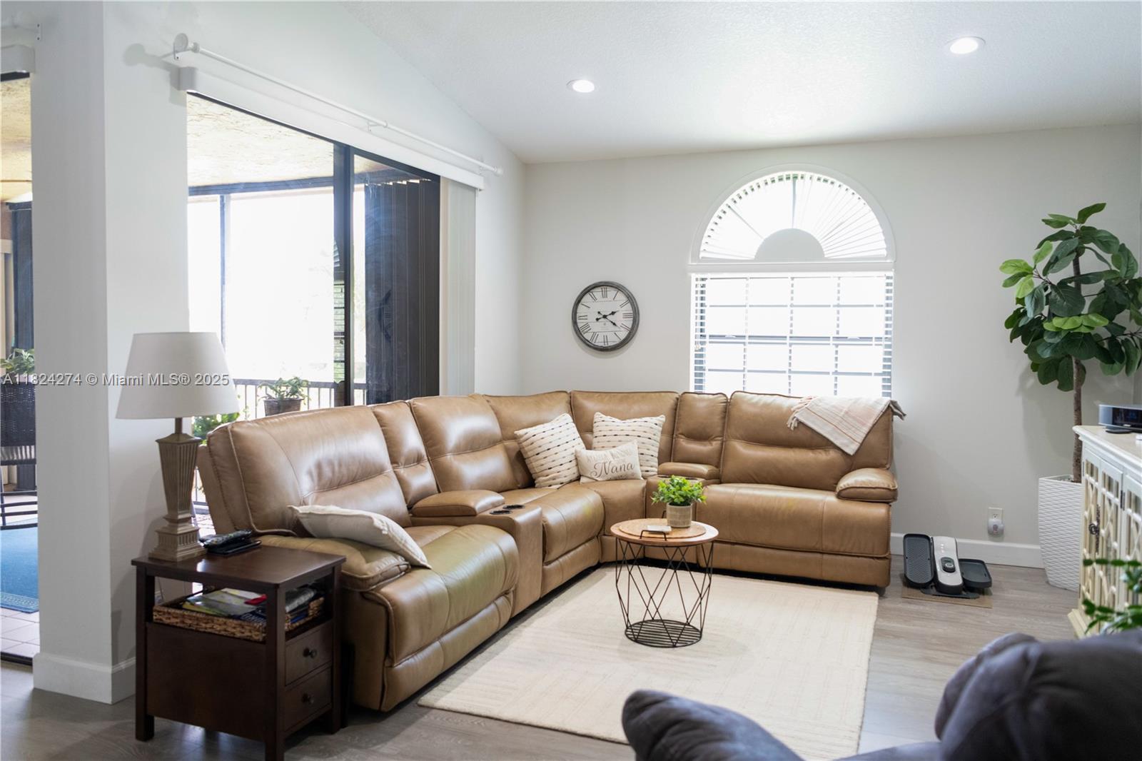 Beautifully remodeled 3 bed 2 bath corner unit with vaulted ceilings and lake views. Unit has lvl flooring throughout the unit both bathrooms have been remodeled white shaker cabinets quartz counter top stainless steel appliances. Full size washer and dryer. Imapcr windows and Large screen porch with hurricane accordion shutters.