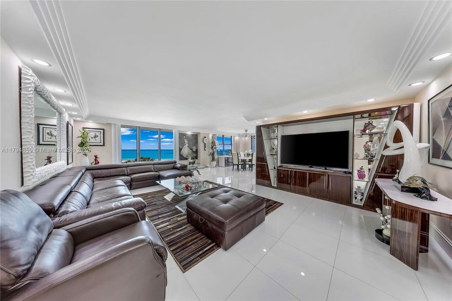 Experience luxury coastal living in this stunning direct oceanfront condo, Unit 6A, located in the heart of prestigious Bal Harbour. 2B/2B & 1/2B, 1,983 SqFt. Wake up to panoramic views of the Atlantic Ocean from every room and enjoy private access to pristine white-sand beaches. This elegantly appointed residence features spacious open-concept living and expansive balconies perfect for soaking in the sunrise. Just steps from world-class shopping at Bal Harbour Shops, fine dining, and top-tier amenities, this is beachfront living at its finest. New glass balconies, 3 new tennis courts, gym, restaurant, beach service, library, bar, 2 party salons, children's playing area, Storage, valet parking, 24-hour security. Balmoral is in the process of finishing renovations.