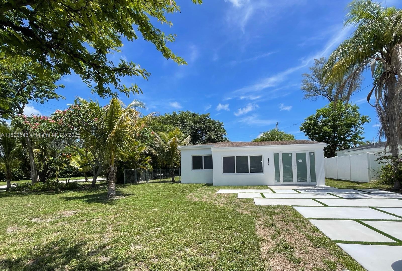 Pure charm in this very well kept 3 bedrooms, 2 baths home, 1416 Sqft in an oversize corner lot of 6616 Sqft.
Fully renovated under code and all permits approved and close. Master, building, plumbing electrical and mechanical.
New kitchen, quartz countertops, stainless steel appliances . Tiled throughout, upgraded bathrooms, new ac, large backyard ,new driveway , impact doors and windows, Centrally located on a quiet tree lined street very close to Aventura Mall, the beach, highways, houses of worship, restaurants, entertainment and more. Don't miss this home. it is a true gem.