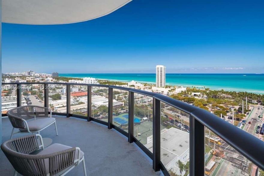 Don’t miss the only 3-bedroom residence currently for sale in 72 Park — Miami Beach’s premier new LEED Gold Certified development approved for short-term rentals, great for investors! This fully furnished, 17th-floor pied-à-terre features soaring 10-ft ceilings, floor-to-ceiling glass doors, and a big 483 sq ft private balcony with sweeping views of the ocean, park, and Downtown skyline. A rare opportunity for investors, 72 Park is one of the few buildings in Miami Beach legally zoned for Airbnb and short-term rentals. Use it as your personal escape and rent it out when you’re away. Enjoy resort-style amenities including a 150-ft pool with cabanas and beach club, rooftop, fitness center, yoga lounge, kids’ playroom, on-site dining, concierge services, and a golf cart shuttle to the beach.