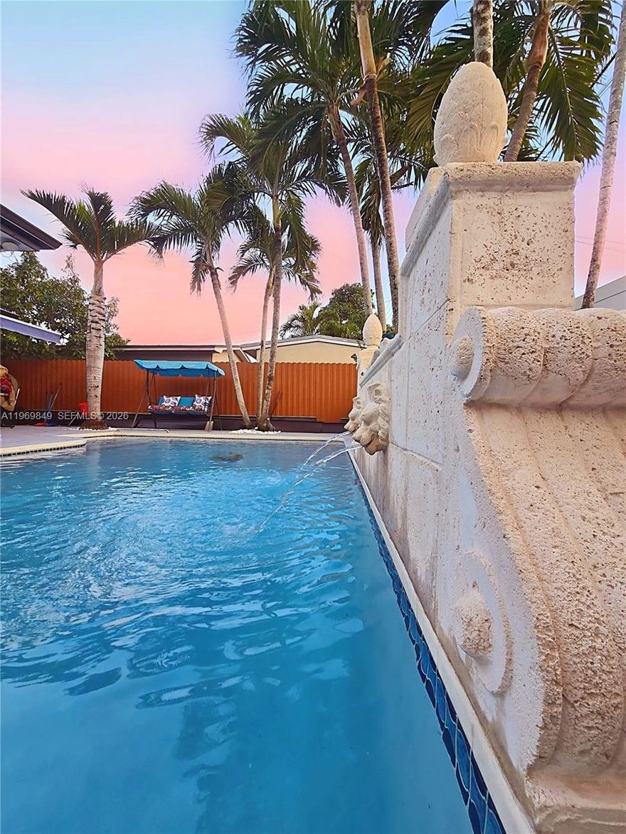 A rare opportunity to own one of the most comprehensively upgraded homes in the area.
This residence offers true infrastructure security with a brand-new 2024 roof, full hurricane-impact windows and doors, and a whole-house generator, eliminating the major expenses buyers typically face.
The outdoor space delivers a private resort experience with a newly updated pool and fully equipped outdoor kitchen, ideal for entertaining year-round.
Every major component has been thoughtfully upgraded, creating a level of move-in-ready confidence rarely found at this price point.
Positioned to set a new standard for the neighborhood.