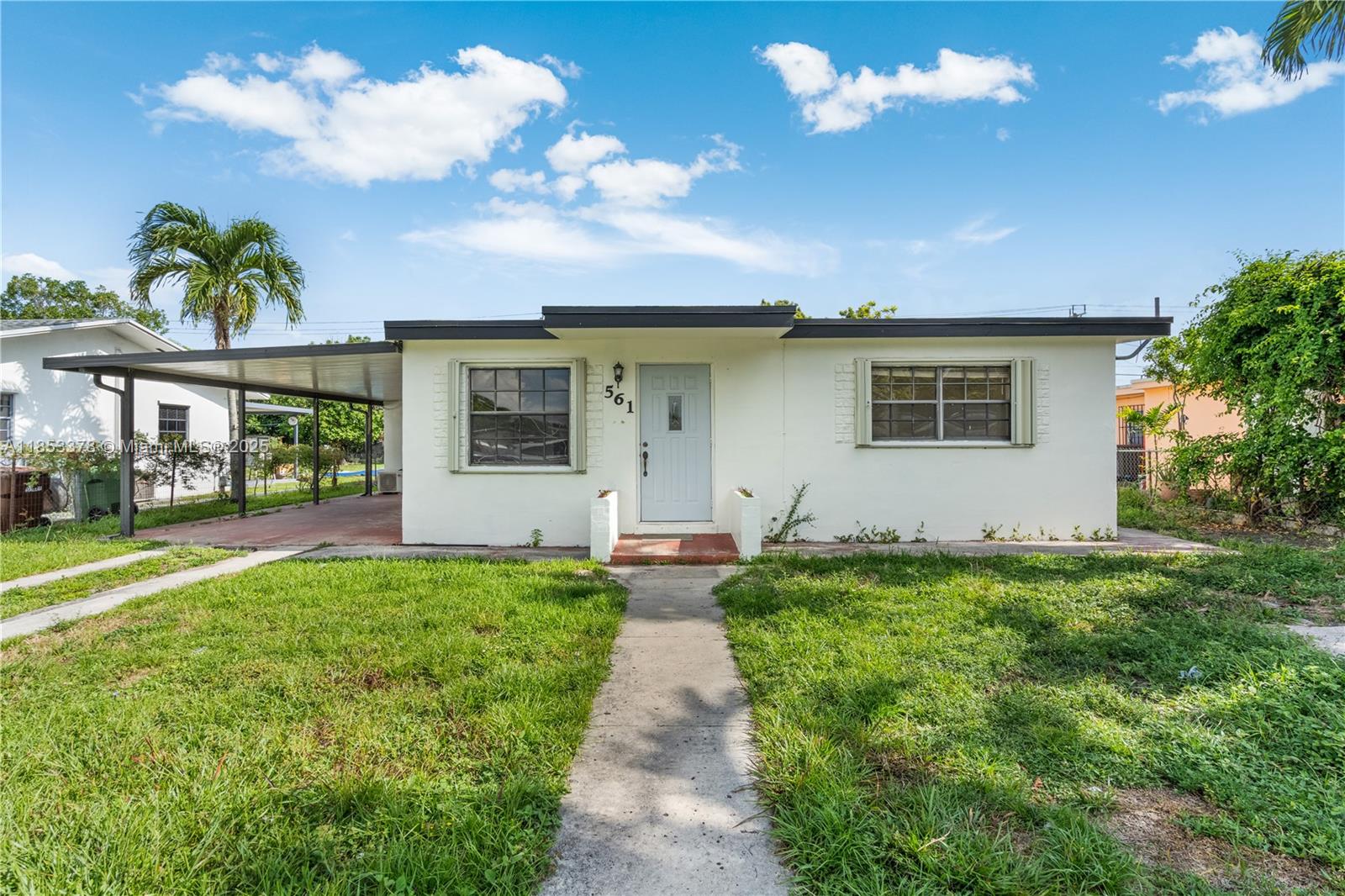 This home is in a quite neighborhood in the heart of Hialeah. Property is only three blocks away from Amelia Earhart Park. The house has some potential rental income. Call me today to schedule an appointment.