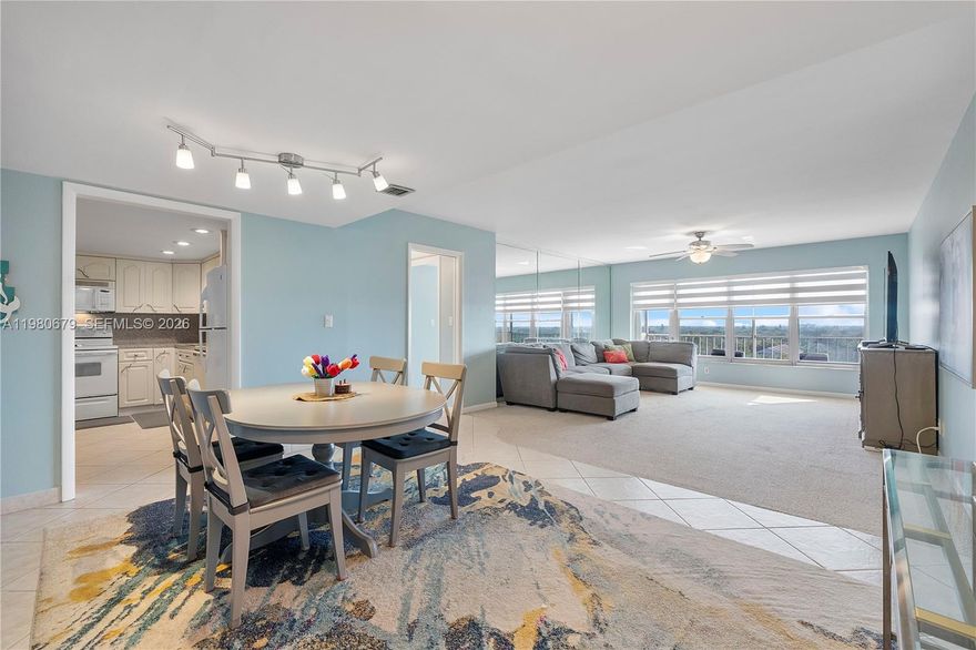 Beautiful condo in the desirable Country Club Towers community in Coral Springs. This bright and spacious unit features an open living and dining area, large primary bedroom, and plenty of natural light throughout. Enjoy peaceful views from the private screened balcony. The community offers secured lobby entry, elevators, laundry facilities, and well-maintained common areas. Conveniently located near shopping, restaurants, parks, and major roadways. Association represents a 55+ community. Showings by appointment only, before 6PM and No Sundays.