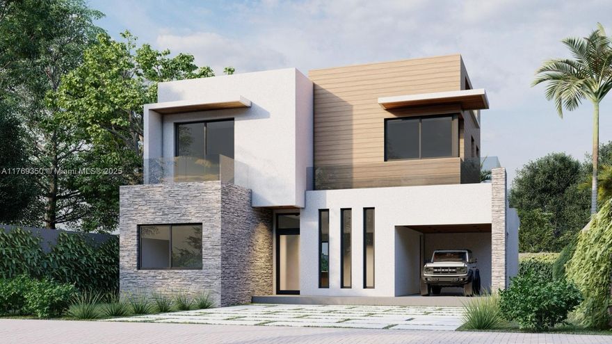 COMPLETION June, 2025. Large and amazing layout. 3,200 sq ft. 5 bedrooms, 4 bathrooms home in a great location of Coconut Grove. Steps from the modernized "town center". Best schools in Miami. Amazing finishes with all high end materials.