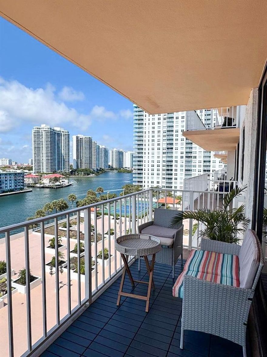 Beautifully updated 1 bedroom / 2 full bathroom residence located in the heart of Sunny Isles Beach. This bright and spacious unit features a modern renovated kitchen with stainless steel appliances, quartz countertops, and custom cabinetry. Large bedroom with generous closet space and direct access to a private balcony offering stunning bay and water views.
The apartment includes two full bathrooms, in-unit washer and dryer, and plenty of storage space. Enjoy peaceful water views from the balcony — the perfect spot for morning coffee or evening relaxation.
Prime location just steps from the beach, parks, shops, restaurants, and all the best Sunny Isles Beach has to offer. Well-maintained building with convenient access to everything you need for comfortable coastal living.
Your perfect vacation home!