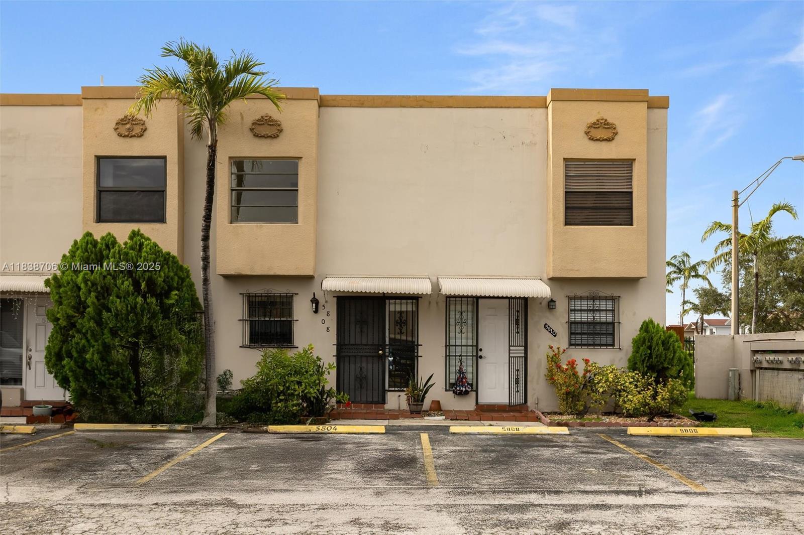 Charming 2-bedroom,1.5-bathrooms townhouse located in the desirable West Hialeah area. Perfect for first-time homebuyers or investors, this spacious unit features a bright and open floor plan with ample living space and a private patio for outdoor enjoyment. Conveniently located near major highways, shopping centers, and local parks. Low maintenance fees. Don't miss this great opportunity. Backyard and balcony, two assigned parking spaces