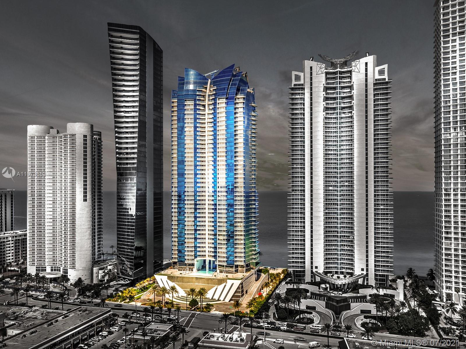 Located in the desirable Sunny Isles Beach,this Lutern Smart Home with a split floor plan is at the spectacular and upscale Jade Ocean. It consists of 4 bedrooms and 4 and a half bathrooms. This Smart home is completely controlled by remote and can turn on in the touch of a button. It boasts floor to ceiling windows with window treatments, and includes a sound system and TV system that drops from the ceiling.Kitchen is Fully equipped with state of the art appliances from Miele and Sub-Zero. It is surrounded by three balconies that give spectacular views of the ocean and inter coastal. Amenities include 2 Infiniti pools, one facing the City and one on the ocean side of the tower. It also includes, game rooms, woman and man spas and lounges,Theater,private offices, conference rooms and more.
