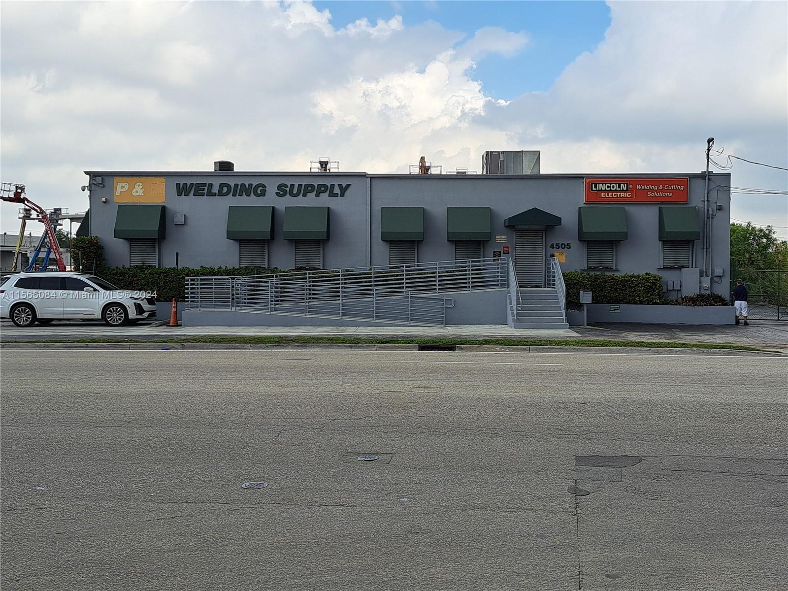 Prime location! Enjoy seamless access to major routes - 441, State Rd. 7, 595, and Florida Turnpike. This spacious, one-story building boasts 18,433 sq ft lot and 7752 sq ft building. Featuring a welcoming showroom, 2 private offices, conference room, warehouse for storage/work area, 2 baths, and handicap entrance. Perfect for various businesses. Don't miss this opportunity! Easy to show, contact the listing agent for details and schedule a viewing.
