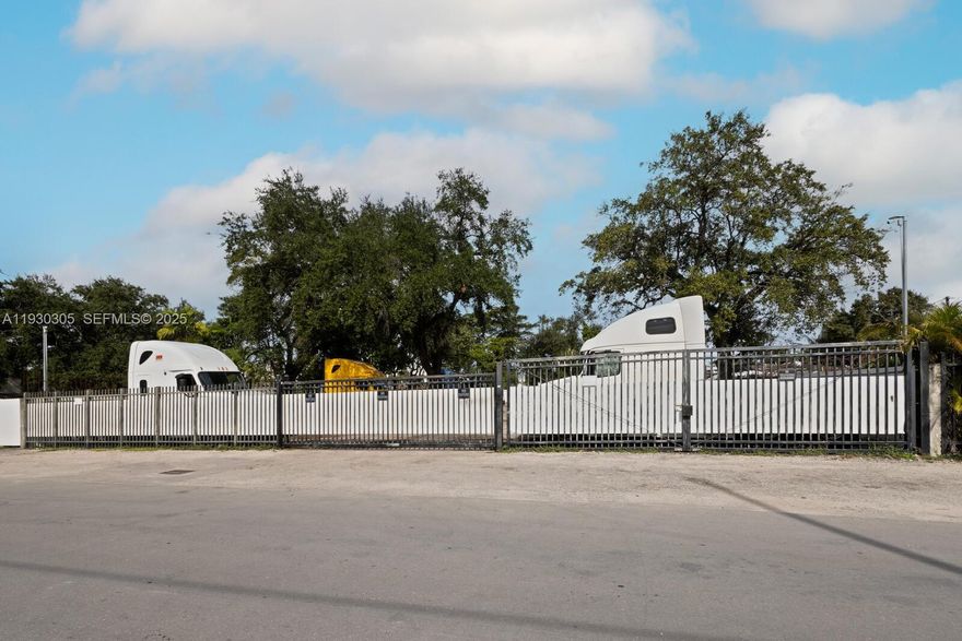 Incredible opportunity to acquire a fully paved and securely fenced industrial parcel in one of Miami’s rapidly growing and developing areas. Zoned IU-1 (Industrial), this property offers immediate income and long-term development potential.

The site is currently operated as a truck storage facility with 13 active month-to-month tenants, primarily accommodating 18-wheelers, providing flexible and consistent cash flow. The layout and zoning also allow for a wide range of uses, including vehicle and boat storage, equipment parking, logistics support, or future redevelopment.

With its central Miami location, strong industrial zoning, and existing income stream, this property is ideal for investors seeking both short-term returns and long-term upside.