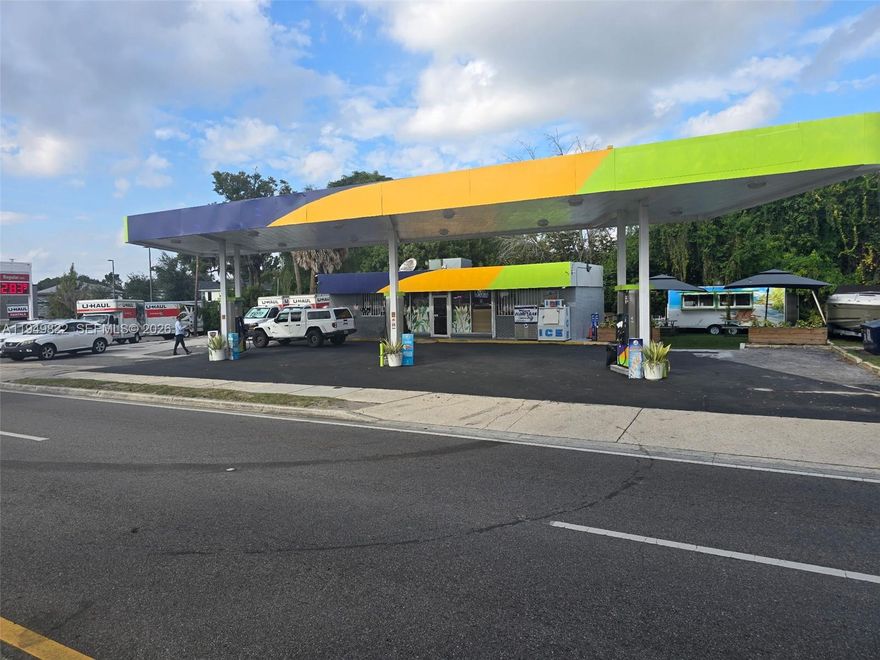Unbranded Gas Station & Real Estate for Sale – Prime Orlando Location. Excellent opportunity to acquire an unbranded gas station business and property with no fuel supply agreement. Located in a high-traffic area just 3 miles from downtown Orlando, this site offers strong existing cash flow with additional upside. Inside convenience stores sales average $35,000 per month.  Fuel volume averages 35,000 gallons per month.  No fuel agreement – full flexibility for new ownership. 6 operational fuel pumps. New underground storage tanks were installed in 2015.  Authorized U-Haul location generating approximately $2,000 net monthly.  Food Truck generating approximately $5,000 net monthly.  Lot size approximately 10,780 SF.  Convenience store building approximately 747 SF.  High visibility, high traffic location.  Strong surrounding residential and commercial demand.  This is an ideal opportunity for an owner -operator or investor seeking a flexible, income producing assent in a growing Orlando market with multiple revenue streams and expansion potential.