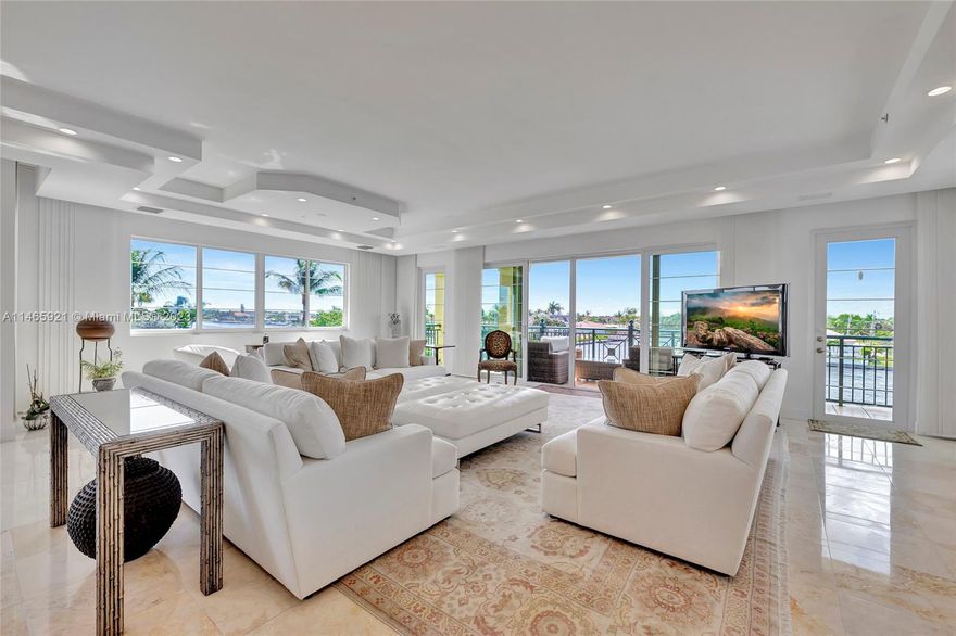 Experience the epitome of coastal luxury living! This beautiful corner unit boasts an immense living room that offers a ton of natural light with the benefits of a sunrise, sunset, & intracoastal views. The expansive kitchen features ample storage, granite countertops, & top end appliances. With 3 bedrooms, an oversized den that is 1 wall away from being another spacious bedroom is ideal for families or guests. The master has an ensuite & walk-in closet. You have access to your own private dock, 3 parking spots & 2 storage spaces, private pool, gym and more for all residents. Nestled within a private community, you'll enjoy tranquility and security, while still having easy access to shops, restaurants, and parks. Don't miss your opportunity to experience the pinnacle of beachfront living.