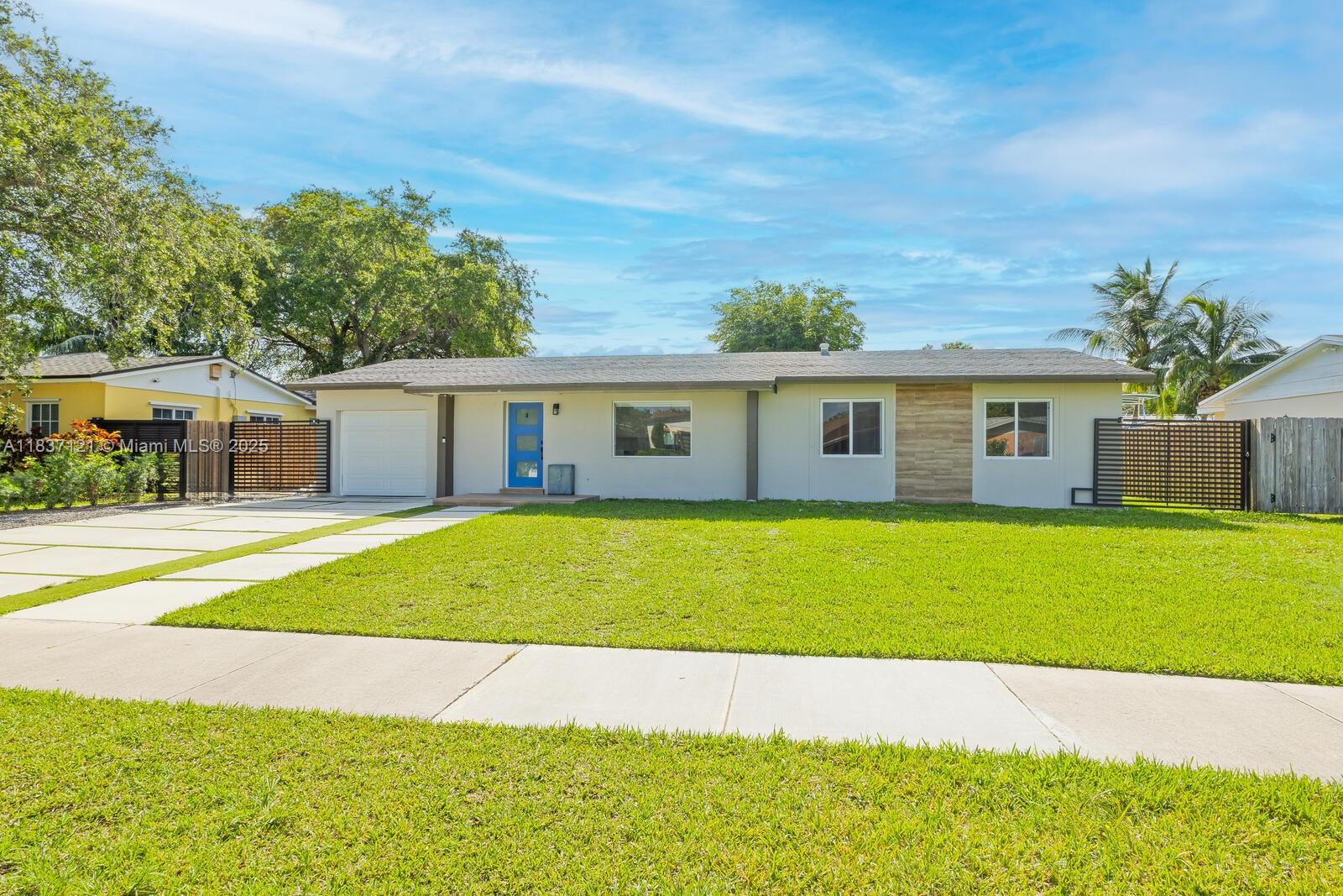 Beautifully updated 4-bedroom, 2-bath home in the heart of Palmetto Bay. This spacious residence features a brand-new kitchen with modern cabinetry, quartz countertops, and stainless steel appliances. Both bathrooms have been completely renovated with sleek, contemporary finishes. Enjoy the peace of mind of impact windows throughout and low-maintenance tile flooring in every room. The home also includes a large laundry/storage room and a generous covered patio—perfect for entertaining or relaxing outdoors. Located in a quiet neighborhood close to top-rated schools, parks, and shopping. This move-in-ready home offers comfort, style, and convenience all in one.