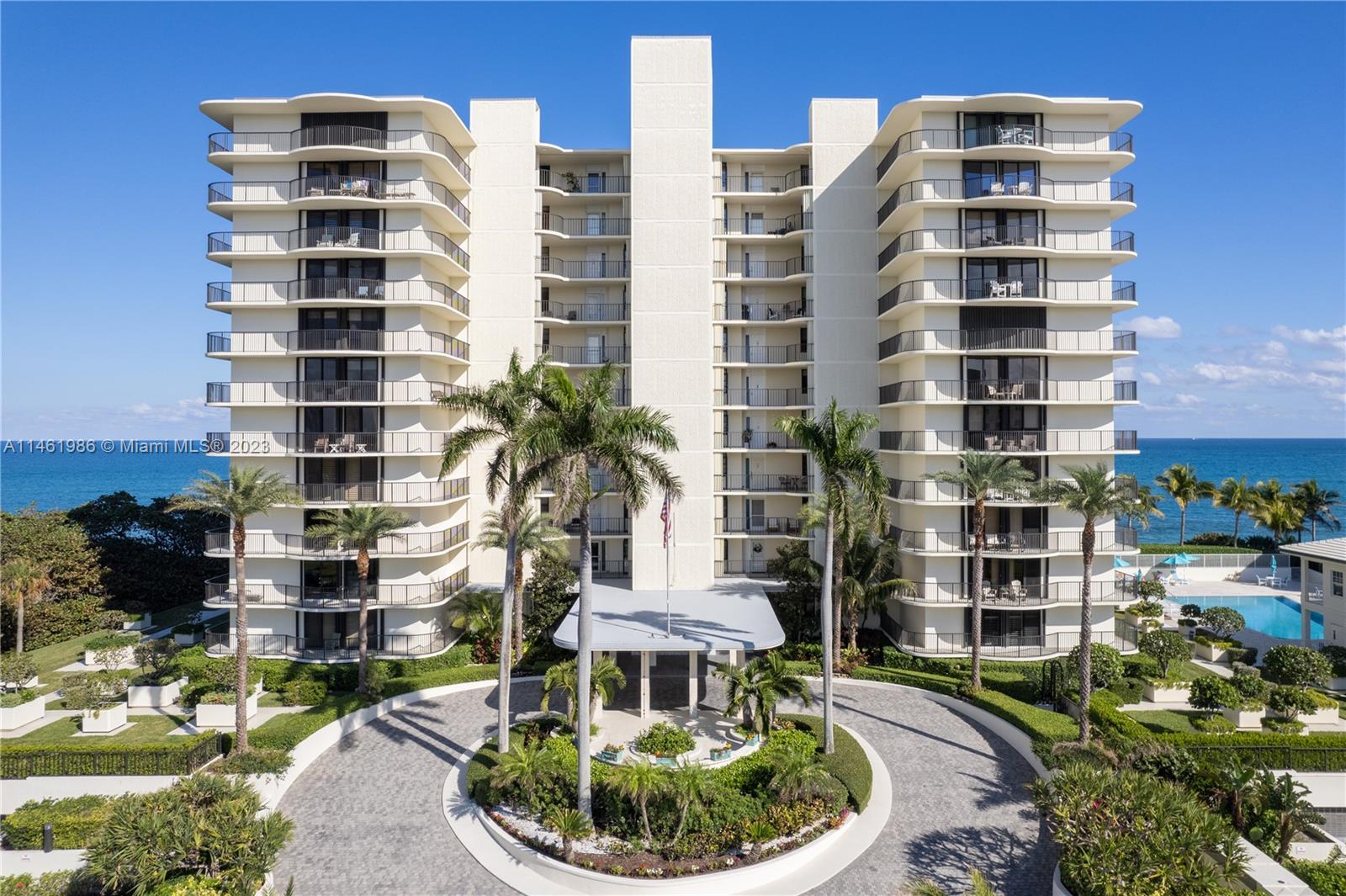 Escape to enjoy the seaside lifestyle in this magnificent Jupiter Island direct oceanfront condominium (3BR 2BTH) with 1800 square feet. Fully furnished! Nestled between the Atlantic Ocean and Intracoastal, only 21 miles to the Palm Beach International Airport. Professionally remodeled and decorated with a relaxed casual coastal ambience. Where simplicity meets elegance. Family friendly open floor plan with top of the line appliances in the well equipped kitchen. New roof, newer A/Cs, new hot water heater. A very well maintained building with excellent amenities including oversized fitness center overlooking the heated sparkling pool and ocean, bike storage, community room, bonus storage closet, grilling facilities, library and vehicle wash area.