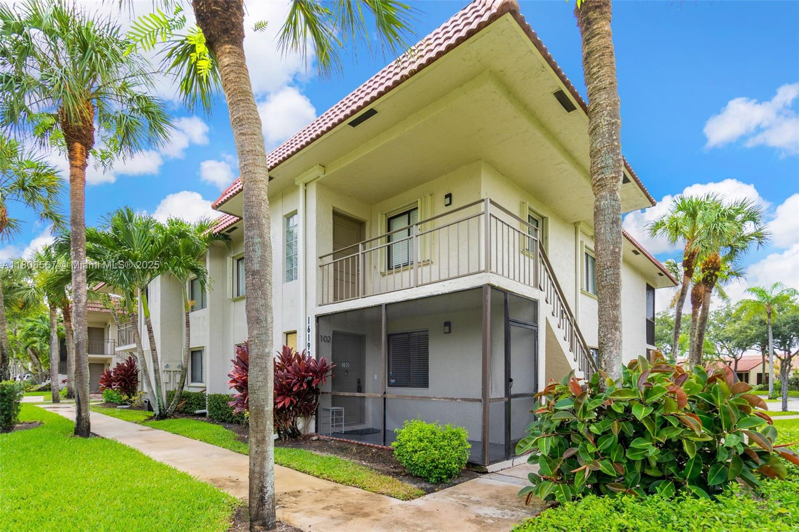 Priced to sell! Spacious 1,235 sq ft 2BR/2BA corner unit in Saddle Club Gardens, Weston. Perfect as a primary residence with low carrying costs or as an investment property. All appliances included. Many closets through out. Features include tile and laminate wood flooring throughout, in-unit washer and dryer, central A/C, and a private screened-in patio. Assigned parking and storage included.
Enjoy access to the amazing Bonaventure Club amenities including a 2 pools, spa, gym, party rooms, rollerblade rink, basketball court. Conveniently located near top-rated schools and just minutes from I-75, parks, shopping, and dining. Most desirable neighborhoods! Be sure to check out the 3D virtual tour.
