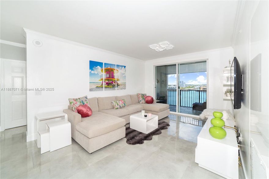 You’ll LOVE this STUNNING fully furnished and professionally remodeled 2bed/2bath penthouse condo in the heart of world renowned Sunny Isles Beach. Gleaming Gorgeous Italian porcelain tiles throughout. Open white lacquer kitchen featuring SPECTACULAR wrapped quartz island & oversized deep ceramic sink. Custom cabinetry & pantry closet with top-of-the-line Samsung appliances. Two spa-like bathrooms featuring walk-in rain showers & floating vanities. Full sz Samsung Washer & Dryer. Custom Walk in Closets. AMAZING Intracoastal VIEWS from every room. Just a short walk to the beach, ,cafes, markets & so much more. Enjoy resort-style amenities. This condo truly offers the best of luxury living in Sunny Isles Beach. Don't miss out on this one-of-a-kind beauty - No special assessments. Call today!