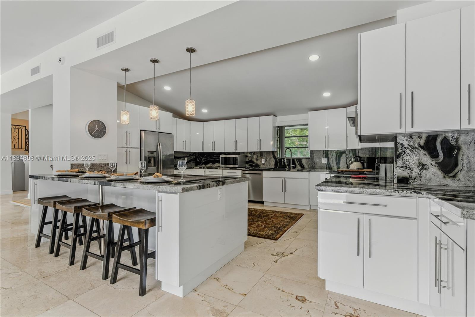 Discover this exceptional newly renovated 3-level 6BD/4BA Pinecrest home blending comfort, style, and family-friendly amenities. Bright open spaces lead to a chef’s kitchen with premium appliances, marble floors, and striking stone finishes. Three bedrooms have private baths; two feature large master baths. Enjoy a private pool, full basketball/sports court, and expansive yard—perfect for play and entertaining. Partially furnished. 24hr notice required. 2 security deposits + 1st month. Background check & credit report needed. Fast move-in possible. Contact listing agent today!