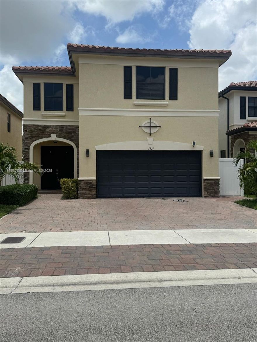 LOCATION IS EVERYTHING AND THIS HOME HAS IT ALL! Less than 5 minutes from I-75, the Palmetto, and Turnpike. Gated upscale private community. Close to great schools. Nearby shopping, supermarkets, restaurants, banking and less than a 5 minute drive from the future American Dream Mall-the largest Mall in the USA-already well under construction. The home: like new, 4 bedroom 3.5 bath 2 car garage, porcelain floors 1FL engineered wood floors 2FL, all walk in closets, SS appliances, gorgeous new backyard patio, all fenced in with a beautiful brilliant white fence. Amenities: 24 hr guard gate, resort style pool overlooking fountain and lake, exercise gym, and more! This home is absolutely amazing. Come. See. Experience. And make this house-your new home! Thank you for your visit.
