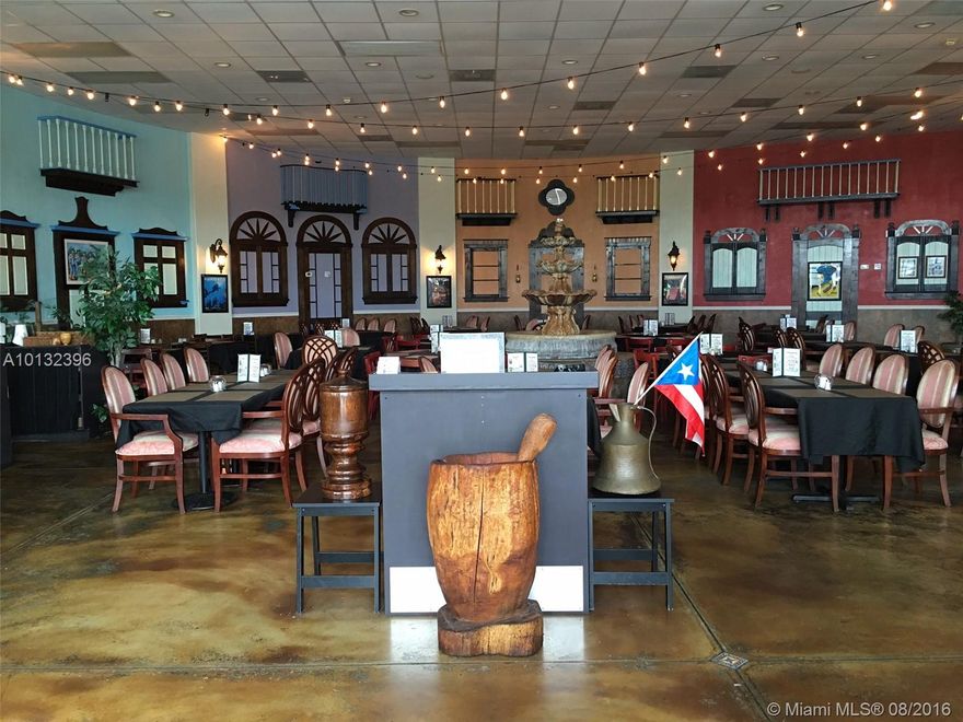 FEATURED ON THE FOOD NETWORK! This is a great Opportunity to own a successful Restaurant in the heart of Miami.  Business includes all up to date Permits and Licenses "Full Liquor License", Trade Name, Established Clientele, All Kitchen Equipment, Furniture and Fixtures.  Currently has approximately 6 Employees and has room for more. Restaurant offers Friday Night Kareoke and Live weekend entertainment. Excellent Opportunity for a VISA.