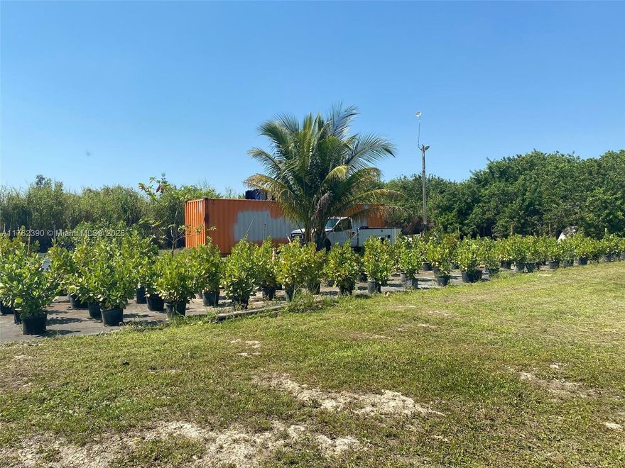 5 acres corner lot near Krome Ave on 136th Street with great potential on a very fast growing area. Totally fenced, security cameras, internet, electricity, water, sprinkler system, storage container and RV hookups installed and ready for usage.  A MUST SEE!