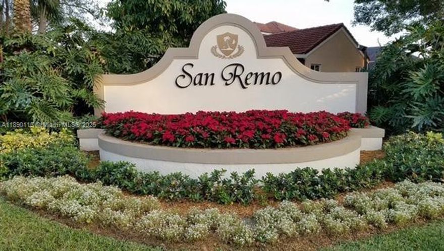 BEAUTIFUL TOWNHOUSE WITH 2 BEDROOMS 2.5 BATHROOMS IN SAN REMO, GORGEOUS MODERN KITCHEN SPECTACULAR QUARTZ COUNTERTOP KITCHEN, NEW STAINLESS STEEL SINK, LAMINATED FLOORS, NEW HIGH EFFICIENCY A/C ,GATED COMMUNITY, ONE CAR GARAGE, GARDEN VIEW, YOU CAN ALSO ENJOY A NICE COMMUNITY POOL AND PLAYGROUND, CLOSE TO I-75 AND MAIN HIGHWAYS, CLOSE TO SCHOOLS, MARKET & RESTAURANTS. MINIMUM CREDIT SCORE 650 AND TAKES A MINIMUM OF 14 DAYS FOR APPROVAL. PLEASE SEND APPLICATION, DRIVERS LICENSE FOR ALL OVER 18, PROOF OF INCOME, CREDIT SCORE, BANK STATEMENTS AND PRESENT LANDLORD REFERENCE LETTER. INCOMPLETED OFFER PACKAGES WILL NOT BE CONSIDERED. THANK YOU FOR SHOWING. PLEASE CALL FOR SHOWING INSTRUCTIONS "NO PETS /NO SMOKING"