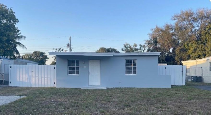 Charming 2BD/1BTH starter home in the heart of Fort Lauderdale, just 10–20 minutes from the beach! Situated on a generously sized lot, this property offers excellent outdoor space with convenient yard access perfect for entertaining, pets, or future enhancements. The spacious backyard provides plenty of room to add a pool, create a garden oasis, build additional storage, or explore expansion possibilities (buyer to verify).Ideally located within walking distance to schools and parks, this home offers both comfort and convenience in a prime South Florida location. A fantastic opportunity for first-time buyers or investors alike!