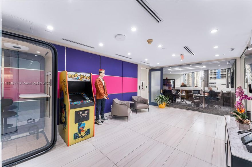 Fully built-out, half floor office space in the heart of Brickell featuring a bright contemporary style with 18 private offices, 3 conference rooms, break area with kitchenette, reception area with 2 phone booths and open bullpen currently holding 10 cubicles. 1200 Brickell is a Class A office building towering 20 stories within the best location of fast-growing financial district: the intersection of Brickell Avenue and SW 13th (Coral Way). Enjoy a modern lobby and circular drive with security, the chic Dirty French restaurant on-site, along with public transportation, luxury shopping and some of the best restaurants in the city just steps away.