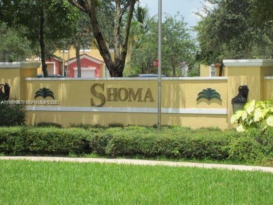 Beautiful spacious 3 bedrooms & 2 baths apartment on the first floor. This floor model features a bright great room with a balcony, full size laundry room, a breakfast area with a nice kitchen. Highly desirable Gated community with a pool. Shoma Courtyards is centrally Located within a walking distance to Publix plaza, min away from hospitals, parks, entertainment, restaurants, equestrian fields, and HWY. All "A" rated schools. HOA insurance and Roof repairs along with the normal exterior lawn and pool maintenance. Tenant is responsible for water and trash services.
