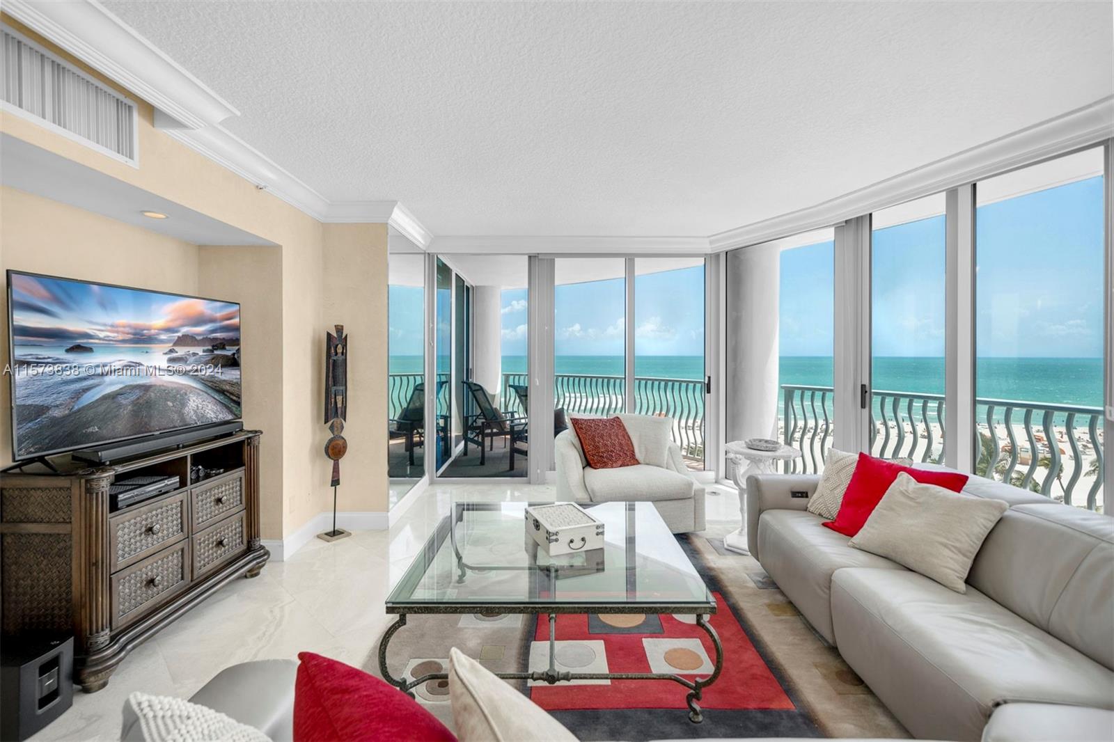 Rental Property at 1500 Ocean Dr 702, Miami Beach, Miami-Dade County, Florida - Bedrooms: 3 
Bathrooms: 3  - $10,000 MO.