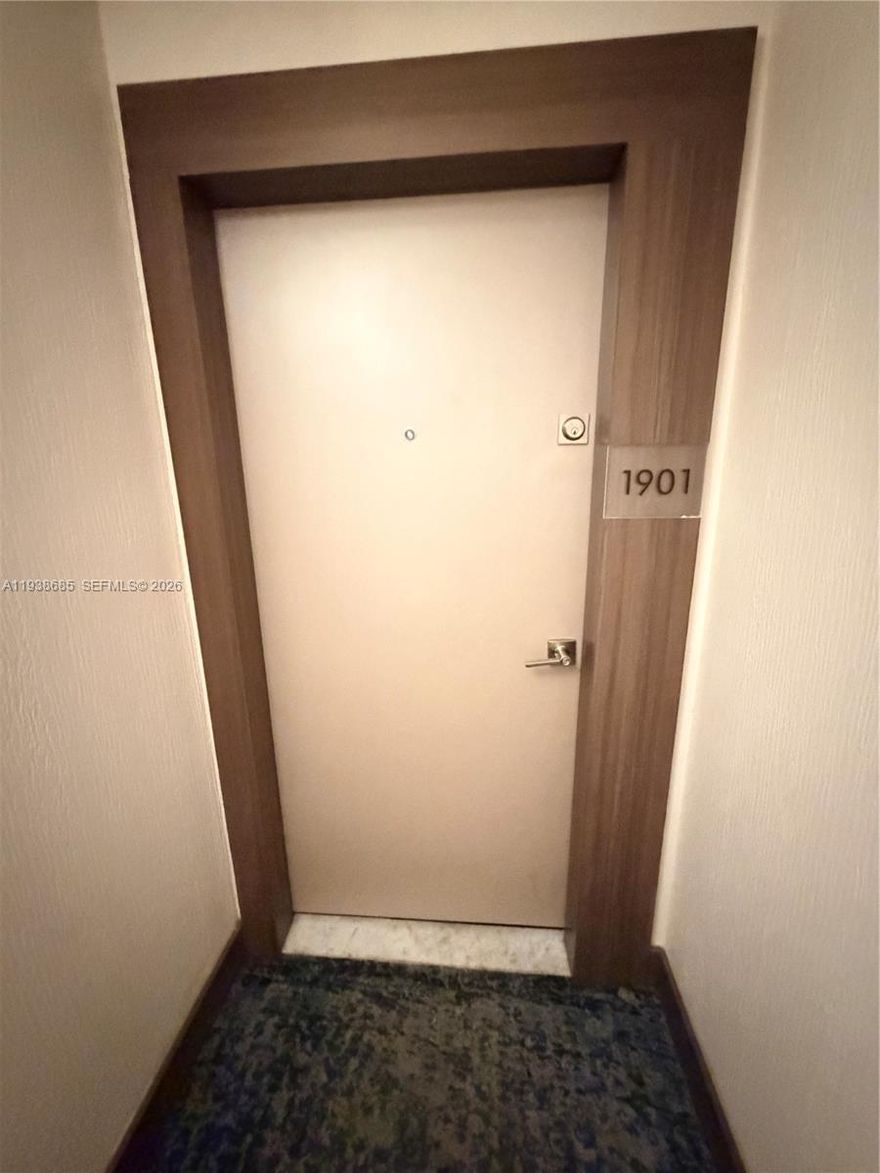 Spectacular ocean and city views from super spacious gorgeous balcony, apt has been totally remodeled with ceramic floors, all newer appliances including air conditioner. Perfectly appointed right on Aventura Circle close to everything within walking distance. Hurricane Impacts windows.  Easy to show.