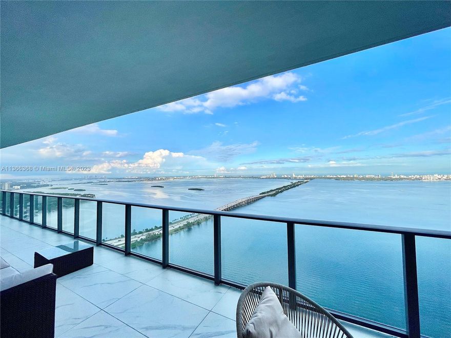 FURNITURE SOLD SEPARATELY -  ARTEFACTO MODEL PENTHOUSE. 4 BEDROOMS +DEN + MAIDS QUARTERS: Enjoy sun-filled living & the calming sound of the bay in this flawless showplace featuring 4 bedrooms + Den w/ en-suite bespoke baths. Spanning 3057 SF, private elevator & formal entry leads to a breathtaking view of Biscayne Bay & the ocean. Home chefs will enjoy appointments of Sub-zero & Wolf appliances which have been flawlessly integrated into the design, offering an ideal setting for seamless entertaining / intimate daily living. Curated amenities: 24HR doorman service, bay front pool w/cabanas, indoor heated pool, beach club, tennis, state-of-the-art fitness center, spa, yoga & massage rooms, spinning, business, center & children's room. Full Video Tour YOUTUBE - Search Peter J Ancona-