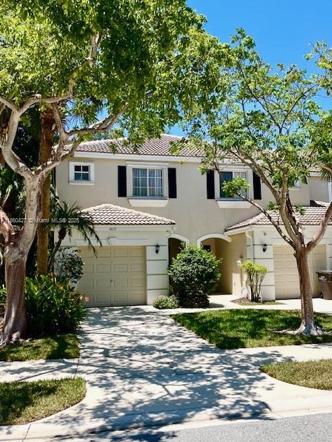 A MUST SEE!!! Charming and fully furnished 3/2.5 two story townhouse. Enjoy a beautiful garden view from the living and kitchen area. Marble floors, freshly painted and lots of natural light. Guest bedrooms with Jack and Jill bathroom. One car garage. Located in a gated community with gym, clubhouse, community pool children playground and more... Rent includes basic cable and internet. Easy access to major highways, dining and shopping. No pets! Available November 1st, 2025