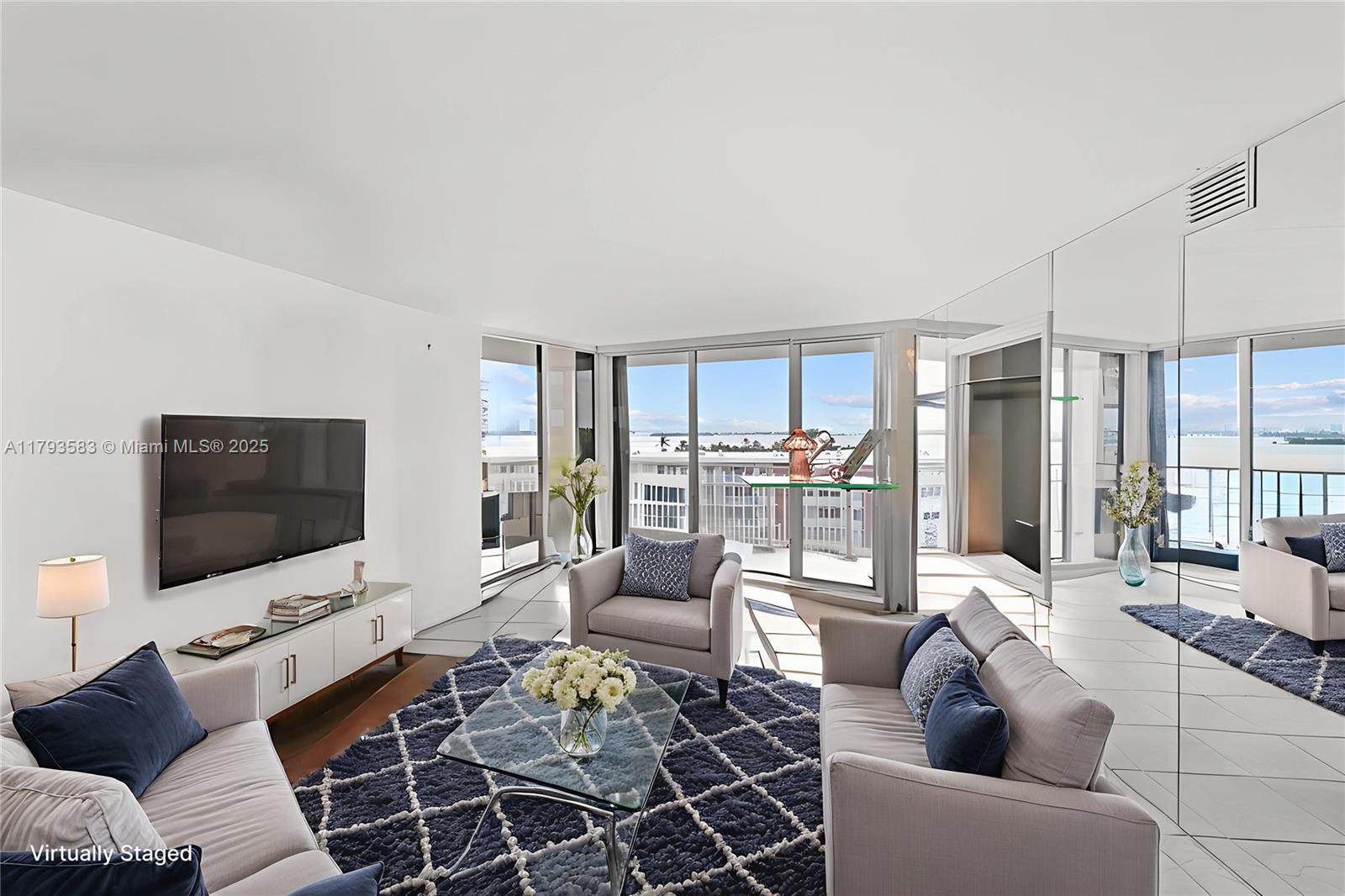 Step into this stunning, 2-bedroom, 2-bath condo offering expansive Biscayne Bay views, contemporary finishes, and brand-new appliances. This corner unit combines comfort and elegance with a spacious layout and abundant natural light.
Nestled in a 32-acre gated community, you'll enjoy unmatched amenities: scenic walking trails, heated pools, saunas, 8 tennis courts, kids' playgrounds, a dog park, BBQ areas, a private marina, and even an on-site restaurant.