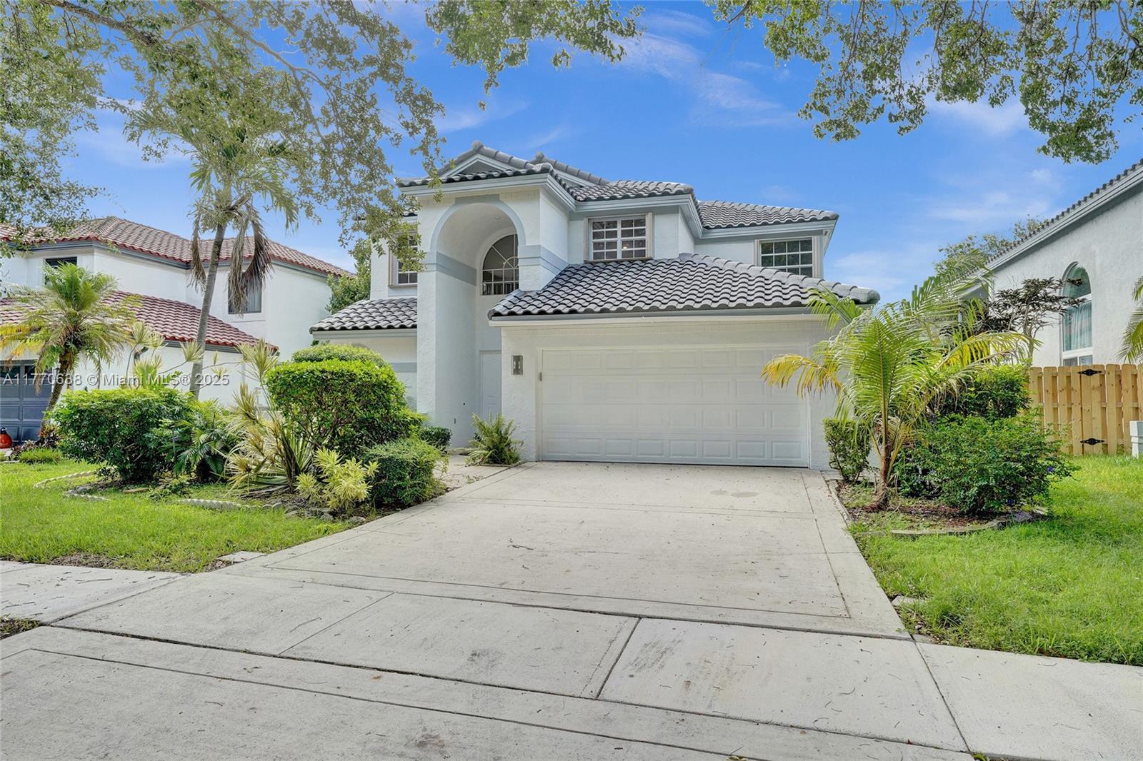 Welcome to Embassy Lakes! This 4-bedroom, 2.5-bath, 2-car garage home has plenty of space and great features throughout. The spacious first-floor primary suite with a big walk-in closet and a spa-like bathroom with dual sinks, a soaking tub, and a separate shower are just the beginning.
The open kitchen offers granite countertops, stainless steel appliances, and a cozy eat-in area—perfect for casual meals. A large family room and a flexible loft-style 4th bedroom give you tons of options for a home office, guest space, or playroom.
Big updates are already taken care of: freshly painted exterior (2025), new roof (2024), and new dual zone A/C (2023)!
Embassy Lakes has fantastic amenities, including a community pool, tennis courts, and more. Don’t miss your chance—schedule a showing today!