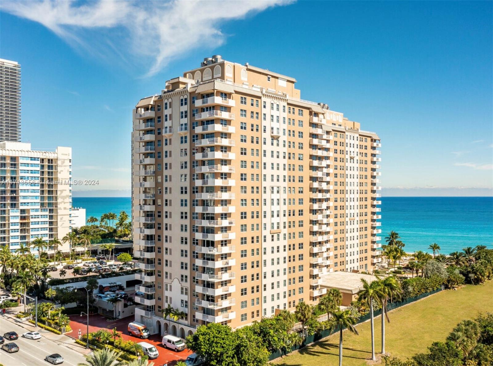 Beautiful 2-Bedroom, 2-Bathroom Apartment with Direct Ocean Views. Spacious and elegant, this apartment boasts breathtaking direct ocean views and features impact windows for added security and comfort. Located in the prestigious La Mer Estates East, residents enjoy full beach access, pool services, 24-hour security, a heated pool, tennis courts, and a fully equipped gym. Additional on-site amenities include a restaurant and salon, offering unparalleled convenience and luxury. Experience the best of Florida living in this exceptional property. Easy to show—schedule your visit today!
