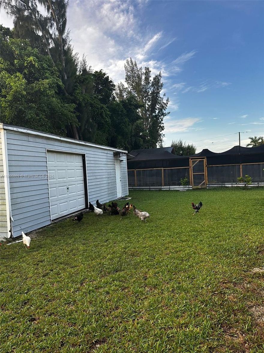 Serene Country Living – 4BR/2.5BA Pool Home + Guest House
Lot: 1.12 acres, fully fenced, electric gate
Home: 4 bedrooms, 2.5 baths, 2-car garage
Extra Space: Separate guest house, 4th bedroom with private entrance
Outdoor Living: Free-form pool w/waterfall, screened 15x40 patio, gazebo
Buildings: 15x30 workshop, pump house
Interior Features: Vaulted ceilings, spacious bedrooms, built-in shelving, laundry room
Upgrades: Dual AC systems, newer appliances, impact windows & doors, LED lighting
Nature & Hobby: Fruit trees (orange, lemon, avocado, plums), vegetable garden, 4 hens (~30 eggs/day)
Private, peaceful, and perfect for nature lovers or large families! 
"PRICE REDUCTION! 
?? Motivated Seller! Offering $20,000 towards closing costs.