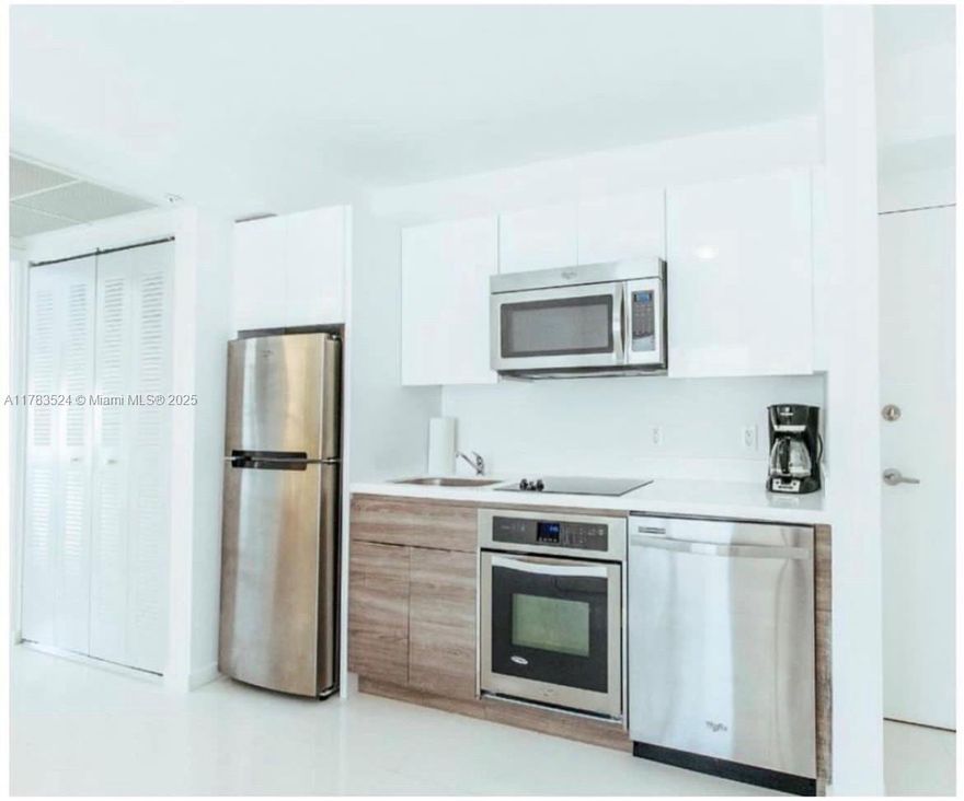 Beautiful 1 bedroom apartment fully furnished and equipped with Central A/C, and Washer/Dryer + Dishwasher in the unit. Ideally located in a quiet and well centered area in the middle of South Beach. GREAT LOCATION...located only 2 blocks away from Lincoln Road, 5 blocks from the Beach and 2 blocks from the brand new Flamingo Park. 
The unit is a super bright apartment coming with furniture, queen size bed, large closets. Basic cable and the fast speed Internet are included in the rent. The whole unit was painted back 4 months ago. It is currently tenant occupied, a 24 hours notice is needed for showing. Tenant pays for $1900/month and the lease will end up end of November 2025. See Broker Remarks for showing instructions.