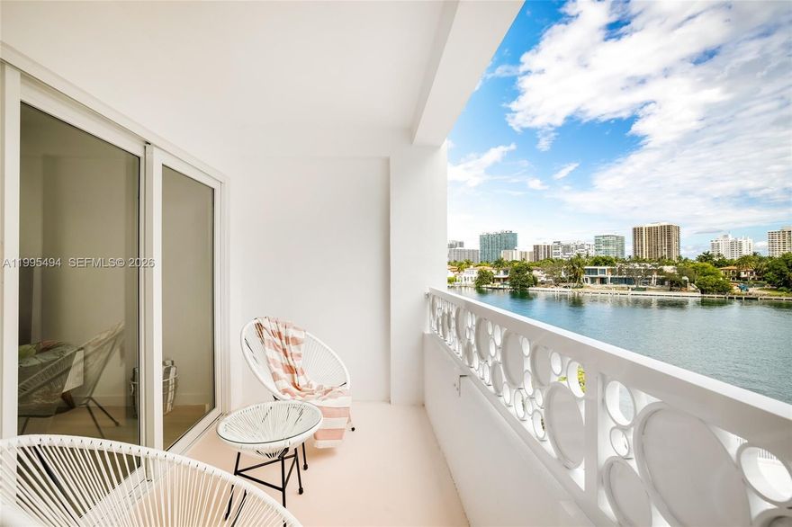 Beautifully waterfront unit with balcony and water views in the prestigious Bay Harbor Islands. This 1 bedroom, 1 bathroom unit is furnished with fully equipped kitchen. Free high speed internet and smart TV’s! Enjoy the pool and do your workout at the building gym facing the canal. Short walk to beaches, world class shopping and restaurants. 1 parking included and additional spaces for a fee.