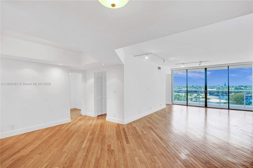 Beautiful Condo in Prestigious Hamptons West. Experience luxury living in this nicely upgraded 2BR/2BA condo with gorgeous Ocean, Intracoastal & Golden Beach views from every room. This residence features light color wood floors, a sleek modern kitchen with stainless steel appliances and white cabinetry, a tastefully renovated second bath and an in-unit washer/dryer. Indulge in resort-style amenities including 2 pools, a gourmet restaurant, a Movie Theater, a state-of-the-art fitness center & spa, tennis & racquetball courts, Wi-Fi, Hamptons Café, party rooms, and kids'/teens lounges. Walk to shops, fine dining, worship & A+ schools. Also for rent. Easy to show!