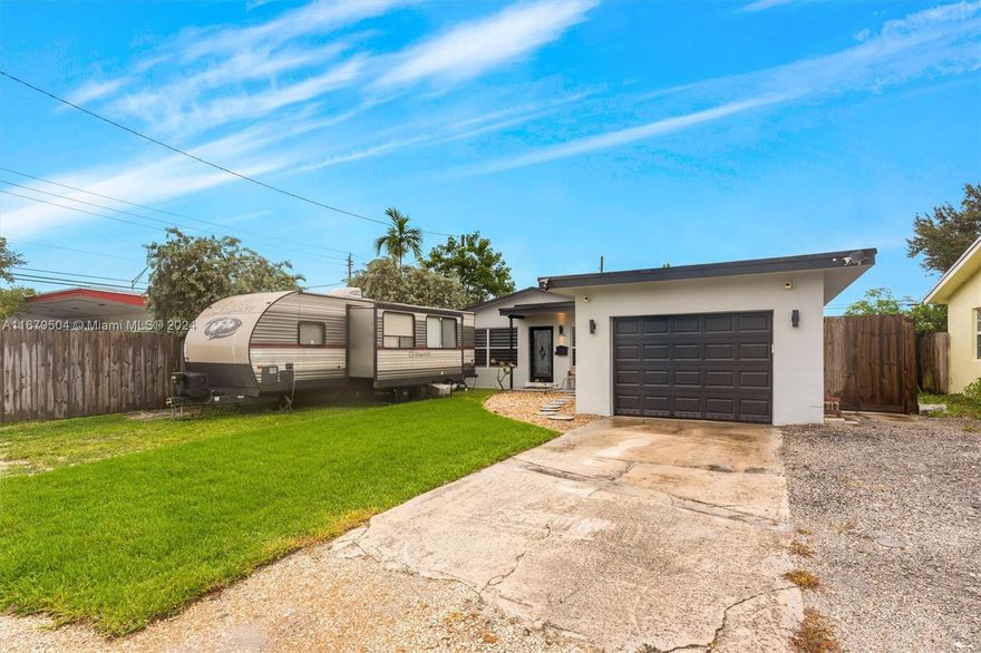 Welcome to a beautifully remodeled 3-bedroom, 2-bathroom home located in the heart of Fort Lauderdale. This residence offers modern comfort and convenience with updated finishes throughout. The spacious living areas are perfect for relaxing or entertaining guests. The home also features impact windows throughout, offering enhanced safety and efficiency, as well as a 1-car garage, providing ample storage and parking.
