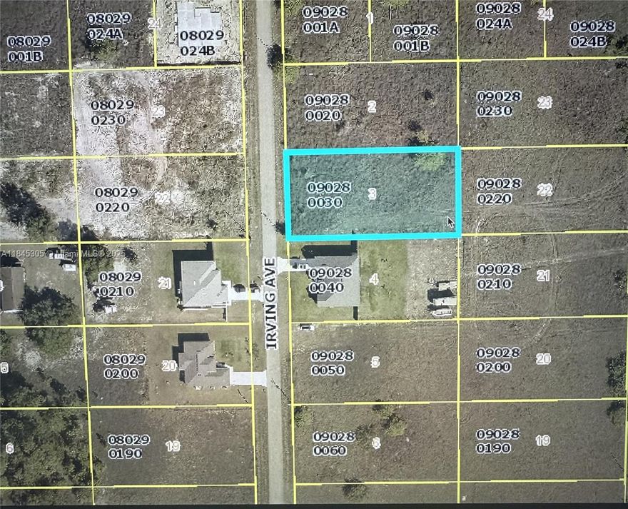 Folio ID: 10370319
Vacant residential lot available in a growing area of Lehigh Acres. Lot #1 located at 1418 Irving Ave offers a great opportunity for builders or investors seeking affordable land in a developing neighborhood. Easy access to SR-80, schools, shopping, and dining. Listing Price: $38,000. Parcel #: 13-44-27-L2-09028.0030 | Folio: 10370319. Buyer to verify lot dimensions, zoning, and utility availability with Lee County. Bring your offers!