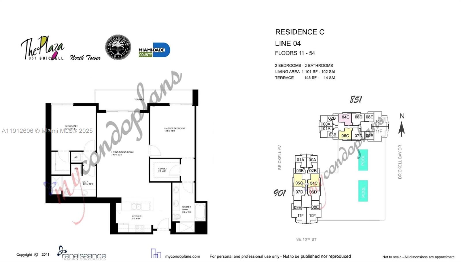 THE PLAZA 851 BRICKELL CO - Residential Lease