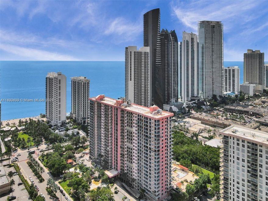 Spacious 1-bedroom, 1.5-bath unit on a high floor in desirable Winston Towers 600! Enjoy stunning city and bay views from your private balcony. Features include new stainless-steel appliances, new hurricane-impact windows and sliding doors, tile floors throughout, and partial furnishings for your convenience. Washer and Dryer inside the unit. The building offers 24-hour security, a gym, pool, sauna, and covered parking. Recently painted exterior and well-maintained common areas. Fantastic Sunny Isles location—just steps from the beach, shopping, dining, and parks. Tenant occupied until November 4th.