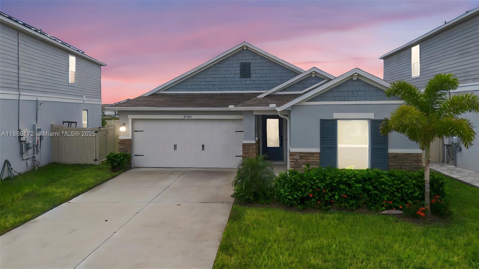 Discover this stylish 3-bedroom, 2-bathroom home with a 2-car garage in the sought-after BellaVIVA community. Designed for modern living, the open-concept layout features a bright living area with large windows and a contemporary kitchen with sleek cabinetry and elegant countertops. The spacious primary suite offers double sinks and modern finishes, while the additional bedrooms are enhanced with designer wallpaper, adding a touch of character and sophistication. Enjoy BellaVIVA’s amenities—sparkling pool, walking trails, and green spaces—all within a secure neighborhood just minutes from Disney, shopping, dining, and top-rated schools.