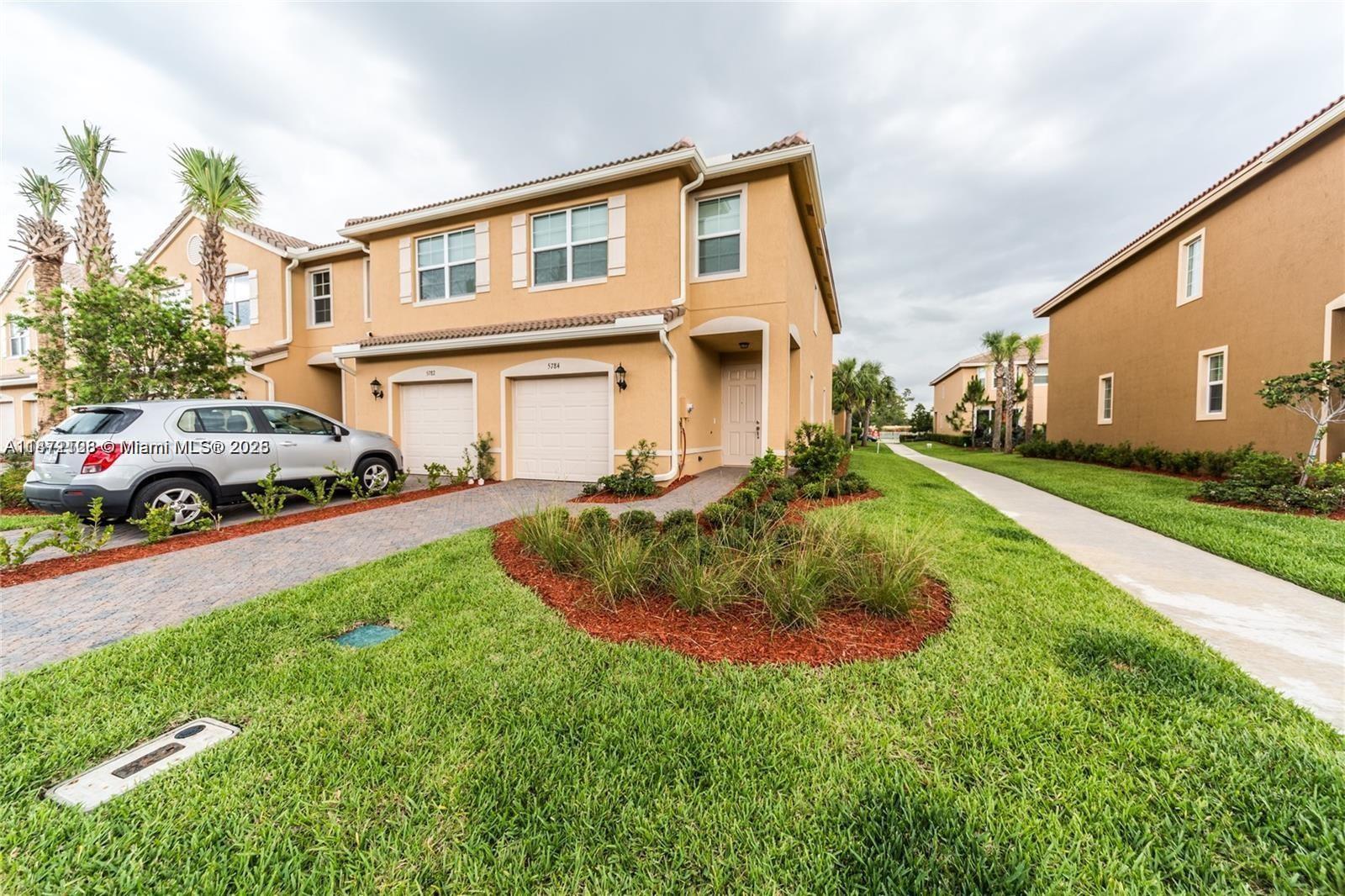 This is Newer Construction 2018 .Neutral tile floors downstairs clean open living space. Gorgeous galley kitchen offers 42'' Cabinetry, pantry space, stainless steel appliances w/Granite Counters & breakfast bar full washer/ dryer, and much more!clubhouse with professionally-equipped gym, card room, great room and warming kitchen for special events, lakefront heated swimming pool and spa for that resort feel, large tot-lot, basketball court, lakefront walking trail,etc. Any violations Fees imposed to Landlord by HOA will be Tenant responsibility. Max 2 cars per HOA requirement and minimum 700 credit score. Please send Rental application, Proof of Income, DL, Contract to Lease, Credit report, Copy of Escrow deposit check .