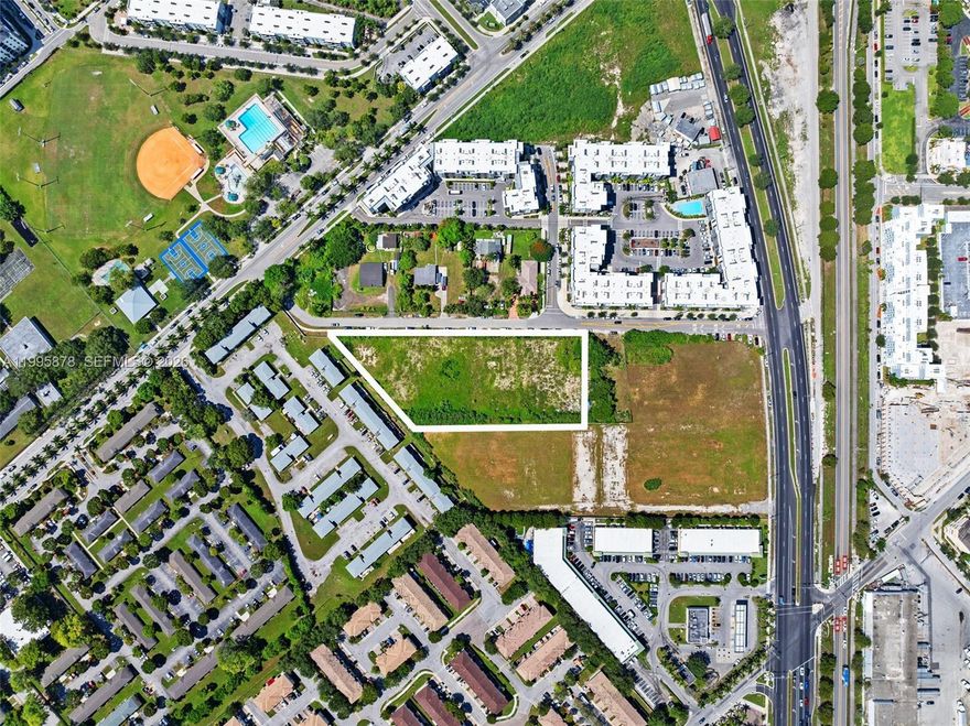 The Palms at Parker project is located in the heart of Naranja, one of the fastest-growing urban hubs in South Miami-Dade. The project is shovel-ready and approved, with ASPR entitlements in place for a 201-unit multifamily community featuring modern amenities and attached parking.  The property is situated within the South Dade Transitway corridor, a key component of Miami-Dade County’s SMART Plan, which is designed to expand rapid-transit connectivity across the county. It is within walking distance of US-1 and directly across from the SW 264 Street BRT (Bus Rapid Transit) station.  The site also benefits from close proximity to major retail and employment centers, further enhancing its appeal as a prime multifamily development opportunity.