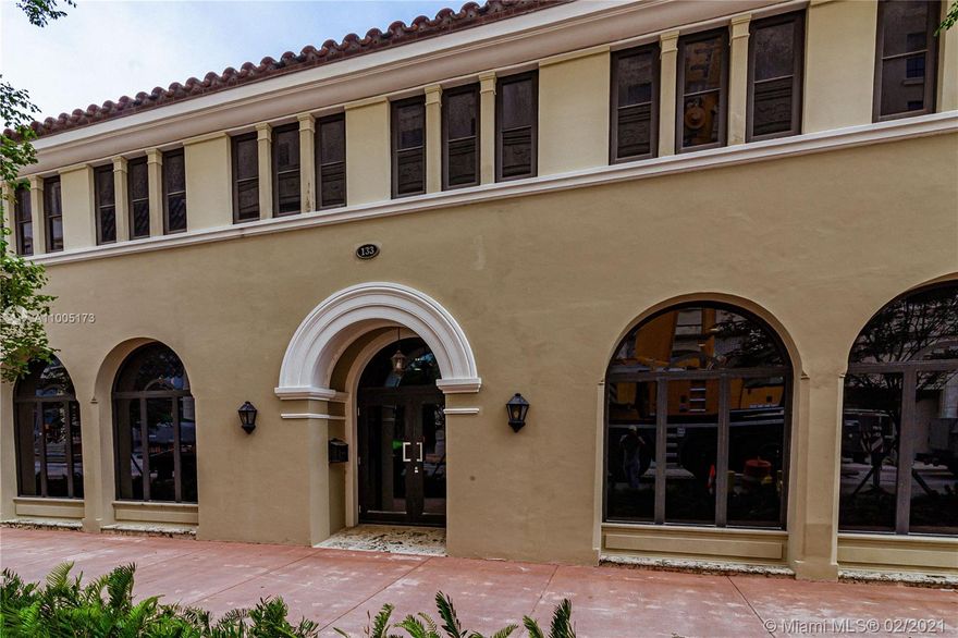 Best deal in the Gables! This 2 story FREE standing building has it all, across from the new Coral Gables Plaza development! Sale includes 2 additional parcels used as gated parking lot, onsite private parking of up to 15 cars. Beautifully renovated w/almost 8000 sq. ft. to include, elevator, 12 private offices, 3 conference rm, 2nd floor open balcony overlooking the lobby. 2 bonus bullpens/cubical areas, large breakrm, open air veranda on the 2nd level. Private secure back entrance. Locker rm with showers. A combination of marble and wood floors throughout & designed high ceilings. This space is prefect, as a professional setting, a law firm & would work perfectly for a medical/surgical center! No lease, property is used by owners. easy to show, call listing agent. Also for lease.
