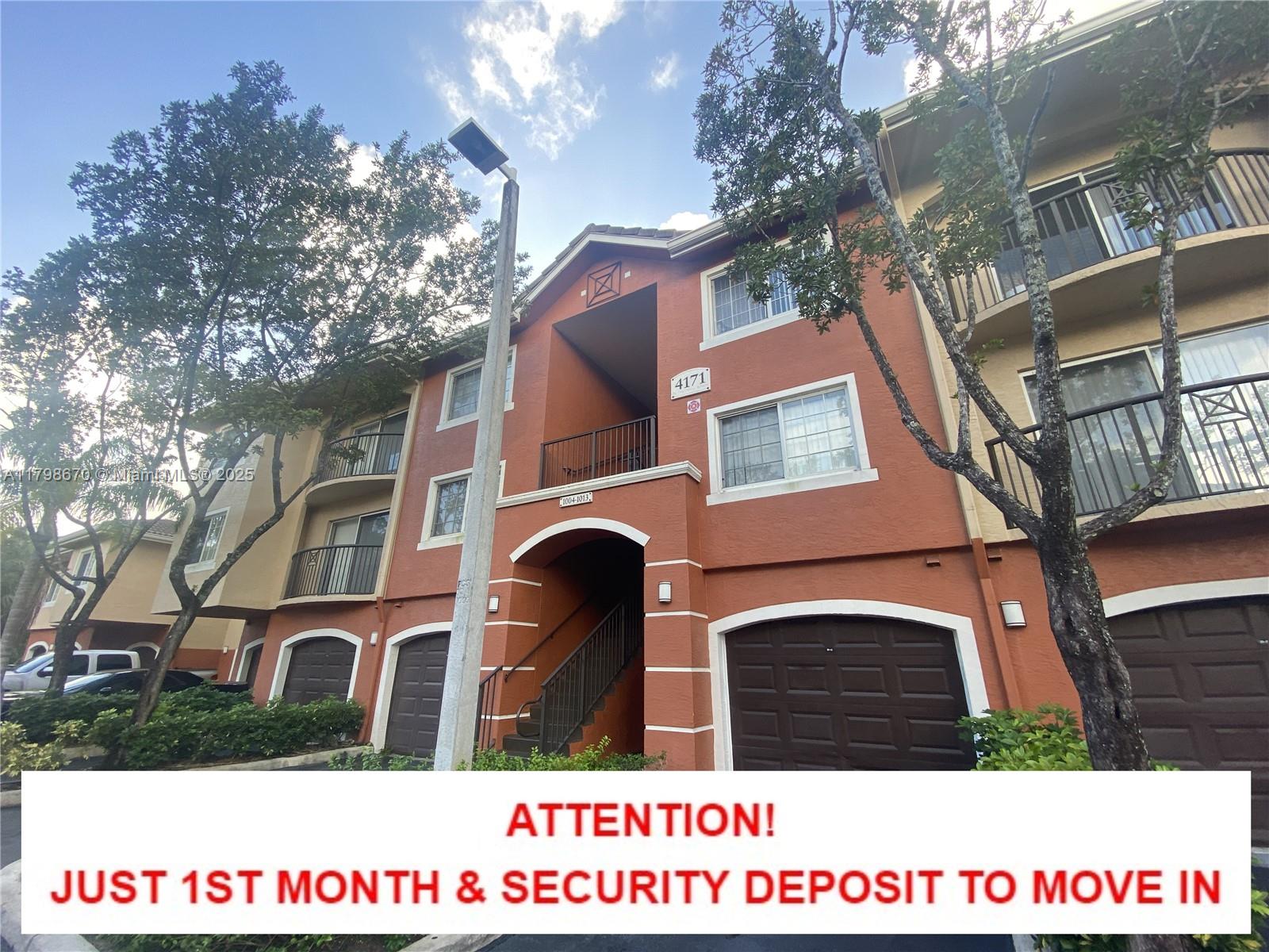 Beautiful 3 bed 2 bath unit located on the 3rd floor in a gated community with lots of amenities including a resort
style swimming pool, fitness center, tennis, and a car wash area. Parking is first come first serve for residents only.
Unit featuring carpeted flooring in living and resting quarters and tile flooring in kitchen and bathrooms. Washer
and dryer are included. Tenants to pay all utilities. Come see this beautiful unit today!