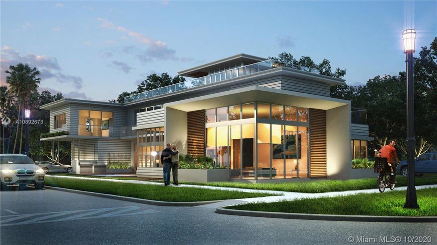 Premier location Vacant land-29,235 total SF (0.671 AC) multi-folio sale - 4 buildable lots with plans approved.  Reinaldo Borges Architects, turn key development opportunity. All lots fronting historic and scenic South Miami Avenue, a premier location.  Within walking distance to Brickell financial district, Key Biscayne, Metro Mover, Restaurants, Shopping, Parks & Schools.  Offering includes high end architectural construction plans to build 4 modern design two-story homes.  Real Seller.